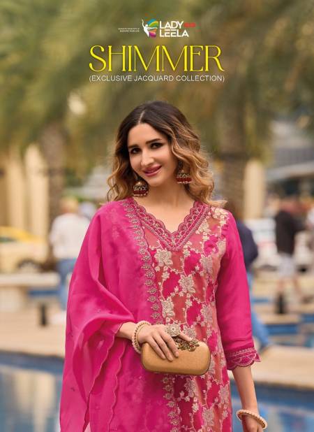 Shimmer By Lady Leela Pure Viscose Embroidery Kurtis With Bottom Dupatta Wholesale Shop In Surat